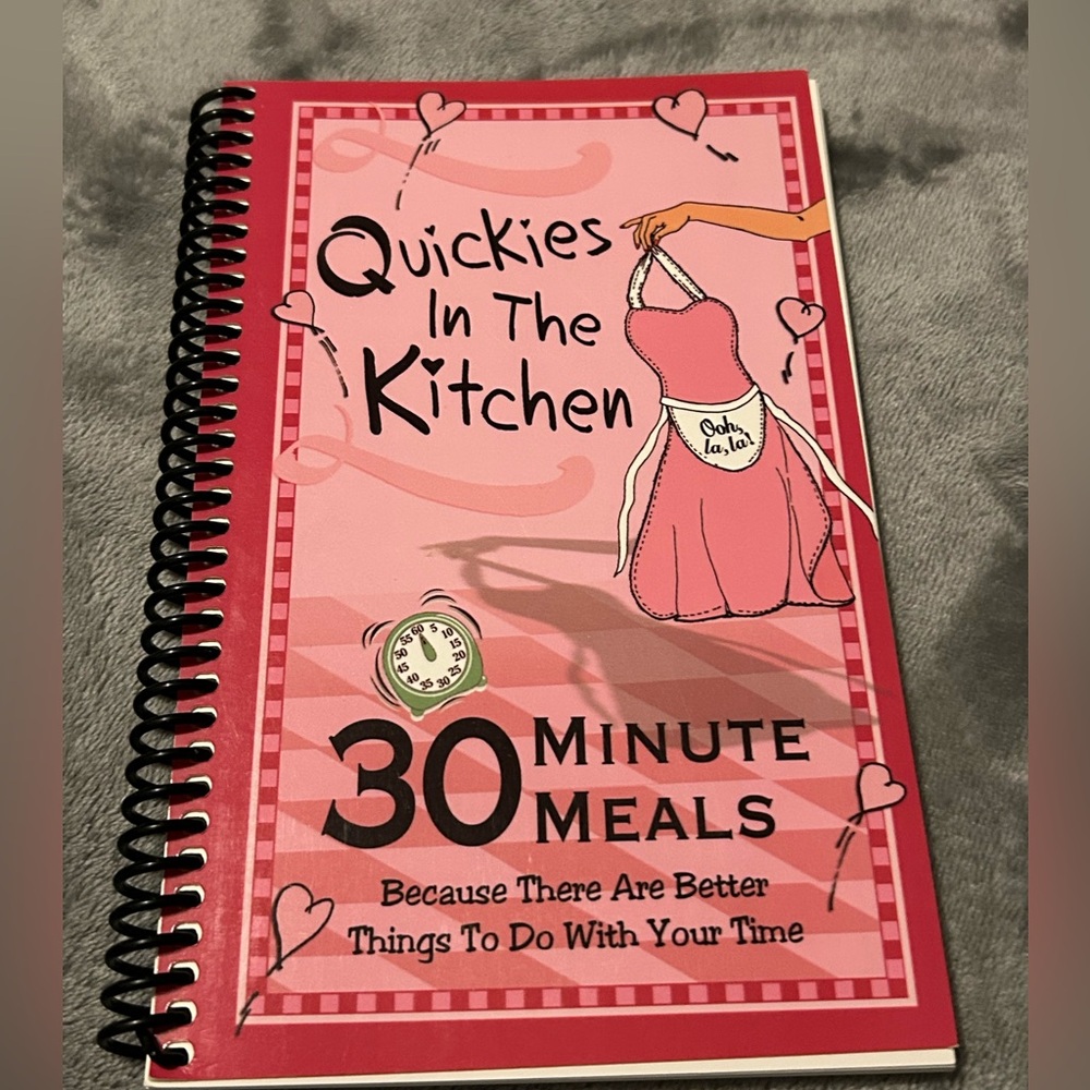📚BOOK SALE 5 for $20📚 Quickes In The Kitchen, 30 Min Meals Spiral Bound Cookbook